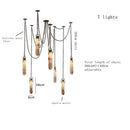 Axyaa Brass Alabaster Multi-Light Pendant Chandelier for Living Room Loft Staircase