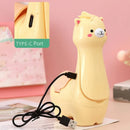 Axyaa Alpaca LED Desk Lamp with Pen Holder – Kids' Study Table Light