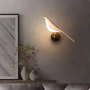 Axyaa Modern Magpie Bird LED Wall Lamp for Bedroom Decor