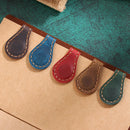 Axyaa Personalized Leather Bookmark with Name Magnetic Clasp - Custom Memorial Gift