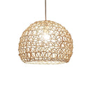Axya Nordic Rattan Pendant Lights Chinese Bamboo Chandelier