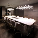 Axyaa Nordic LED Ceiling Chandelier - Modern Luxury Light for Home, Office, and Bar
