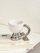 Axya Tall Ceramic Coffee Mug Set for Home, Photography Props, Luxury Drinkware