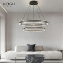 Axyaa LED Chandelier: Modern Dimmable Ceiling Light for Living Room, Bedroom, Restaurant - Energy-Saving
