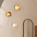 Axyaa Modern Moon Lamp Glass Aluminum LED Wall Lights for Home Decor