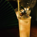 Axyaa Pink Glass Straw Set of 10 - Reusable Eco-Friendly Bubble Tea Smoothie Straws