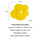 Axyaa Geometric Multicolor Acrylic Flower Vase Modern Wedding Decor