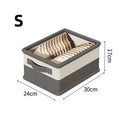 Axyaa Clothes Storage Box Divider Organizer for Jeans, Pants, Sweaters, Underwear