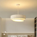 Axyaa Nordic White Fabric Chandelier Pendant Lights
