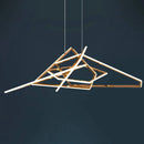 Axyaa Aluminum LED Chandeliers for Nordic Modern Home Decor - Indoor Hanging Light