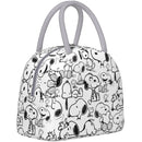 Axyaa Cartoon Dog Insulated Lunch Tote Bag - Large Capacity Thermal Lunch Box
