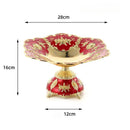 Axyaa High-end Zinc Alloy Fruit Plate - European Style Home Decor Craftsmanship