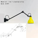 Axyaa Nordic Vintage Rotatable Metal Wall Sconce Lampshade for Bedroom and Hotel Room
