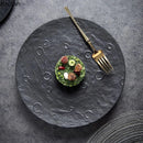 Axyaa Ceramic Steak Pasta Dessert Snack Serving Plates for Molecular Cuisine