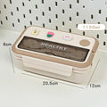 Axyaa Kawaii Bento Box for Girls: Portable, Microwave-safe Food Storage Container with Compartments