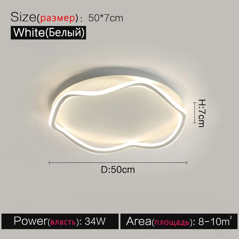Axyaa Bedroom Ceiling Lamps - Modern LED Master Bedroom Lighting