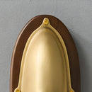 Axyaa Brass Wood Wall Light with E27 Bulb for Bedroom Parlor Stars Aisle Restaurant
