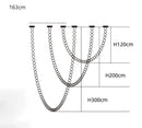 Axyaa Vintage Pendant Ceiling Chandelier for Indoor Lighting Fixture