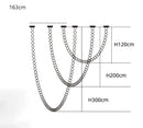 Vintage Pendant Ceiling Lamp Dining Room Chandelier by Axyaa - Indoor Lighting Fixture