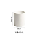 Axyaa Solid Color Ceramic Dinner Plates for Hotel & Restaurant Tableware