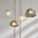 Axyaa Nordic LED Pendant Lights: Modern Living Room Staircase Glass Lampshade