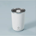 Axyaa Self-Stirring Stainless Steel Mug with Thermal Insulation and USB Rechargeability