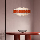 Axyaa Modern LED Colorful Chandelier for Dining Room and Bedroom