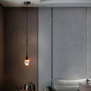 Axyaa Waterdrop Crystal Chandelier: Black Gold LED Suspension Lights