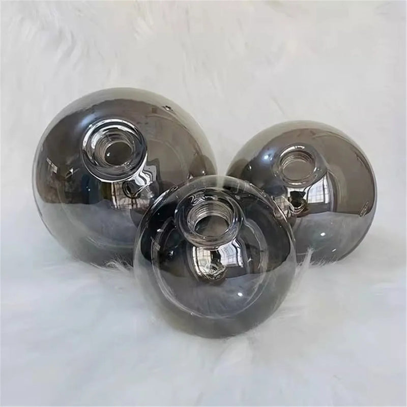 Axyaa Gold Beige Glass G9 Lampshade Ø100mm-150mm Ø20mm Threaded Glass for G9 Light Fittings