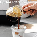 Axyaa 180ML Espresso Glass Cup with Wood Handle - Latte Art Mug & Milk Frothing Jug