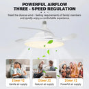 Axyaa Telescopic Blade Ceiling Fan with Silent Air Circulation and Dimmable LED Light