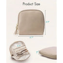 Axyaa Tassel Cosmetic Bag Mini Organizer Solid Color Jewelry Storage Bag