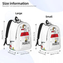 Axyaa Enjoy Life Dog Backpack for Middle High School College Students