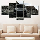 Axyaa OCTA Black 2025 Defender Canvas Wall Art Set - Interior Home Decor & Artwork