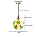 Axyaa Football Design Glass Shade LED Pendant Chandelier for Children's Bedroom