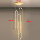 Axyaa Modern Staircase Pendant Lights for Living Room - Indoor Hanging Lamps
