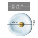 Axyaa Matte Stone Steak Plate French Western Food Tableware