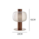 Axyaa LED Glass Table Lamp: Modern Nordic Design for Home Decor & Lighting