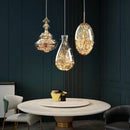 Axyaa Luxury Crystal Glass Chandelier for Dining, Bedroom, Living Room