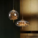 Axyaa Nordic Glass Pendant Light: Modern, Luxury, Small-Sized Design