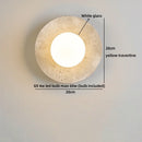 Axyaa Nordic LED Wall Lights Up Down Yellow Stone Living Room Bedroom Lamp