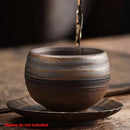 Axyaa Ceramic Kung Fu Tea Cup Handmade Retro Office and Home Main Cup