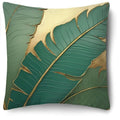 Axyaa Leaf Printed Pillowcase - Modern Home Room Decor Sofa Cushion Cover
