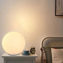 Axyaa Lunar Ball Table Lamp: Simple Modern Bedside Decor Light