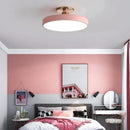 Axyaa Macaron LED Ceiling Light: Modern, Simple, Remote Dimming Chandelier for Bedroom, Living Room