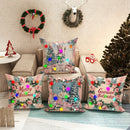 Axyaa Christmas Nutcracker Garland LED Pillowcase - Festive Home Decor