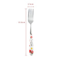 Axyaa Cartoon Girl Ceramic Handle Tableware Set