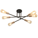 Axyaa 6-Head Iron Ceiling Chandelier for Home Decor and Dining Room