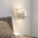 Axyaa 4-Layer White Metal Wall Lamp Modern Creative Light for Bedroom Living Room