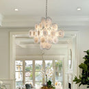Axyaa Crystal Chandelier Dining Room Luxury Pendant Lamp